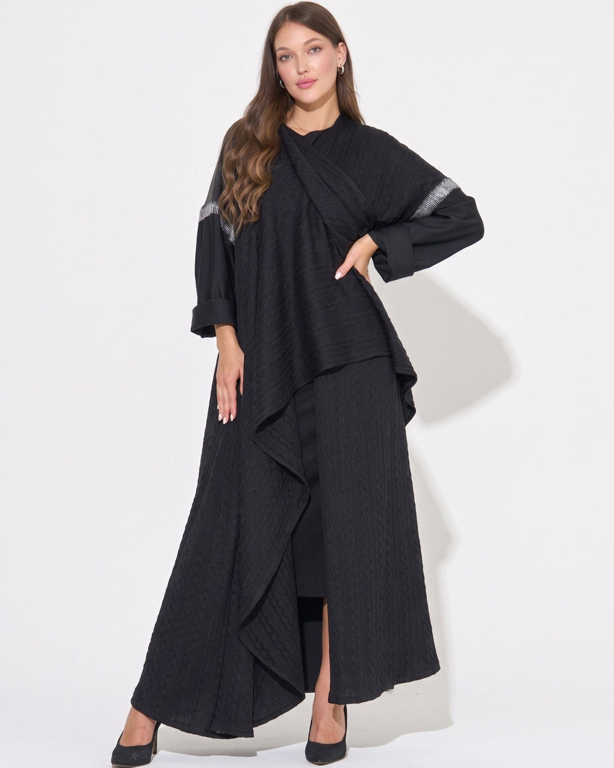 FG 454-A ABAYA - STYLE HAUTE COUTURE - MIRA Y MANO