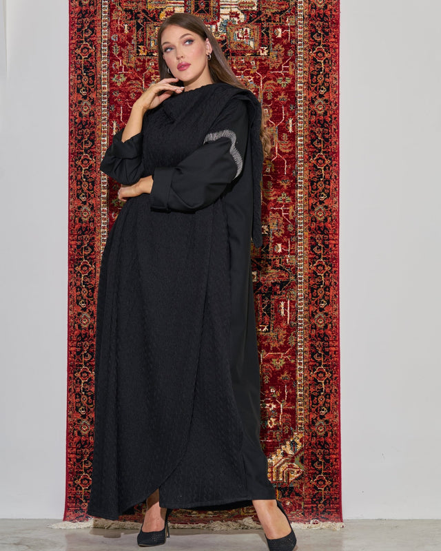 FG 454 - A ABAYA - STYLE HAUTE COUTURE - MIRA Y MANO