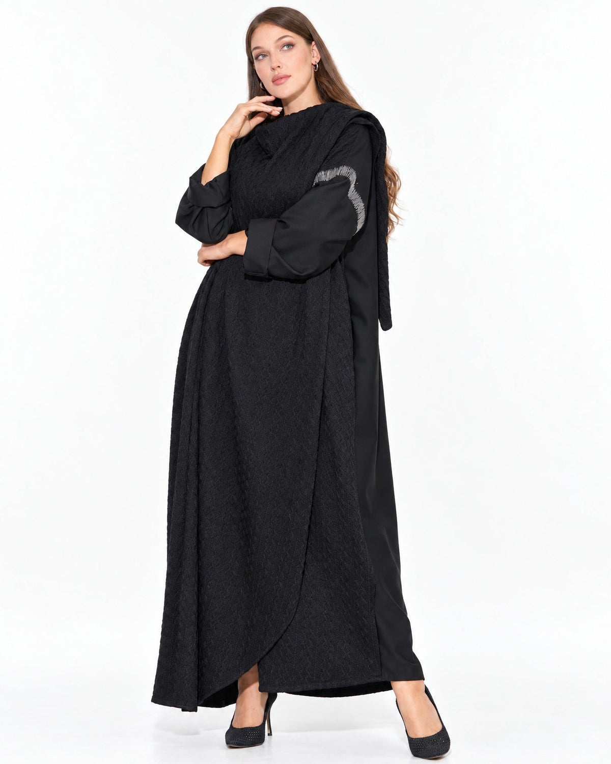 FG 454-A ABAYA - STYLE HAUTE COUTURE - MIRA Y MANO