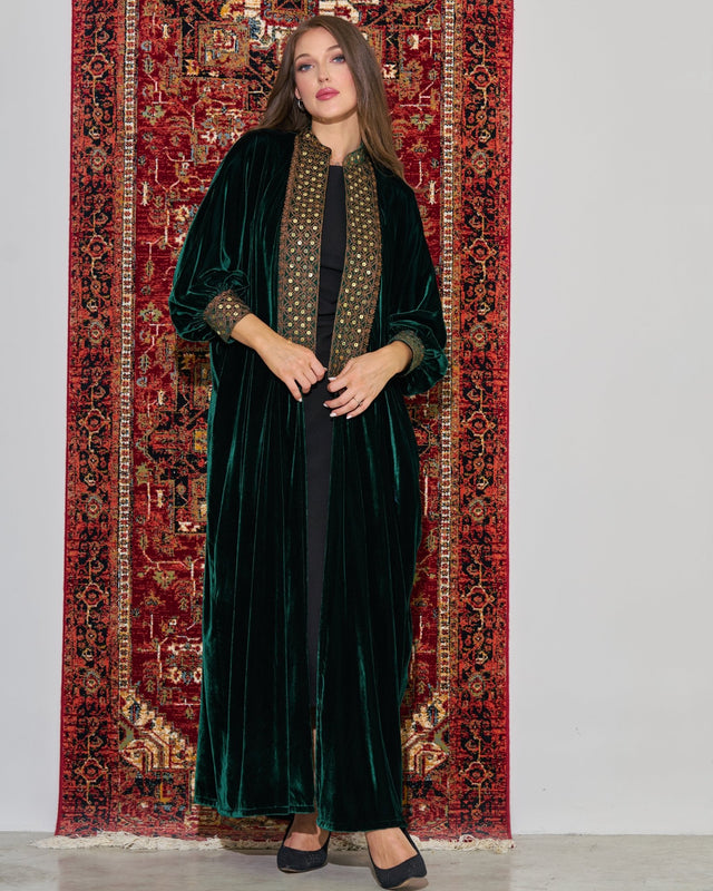 FG 458 - A ABAYA - STYLE HAUTE COUTURE - MIRA Y MANO