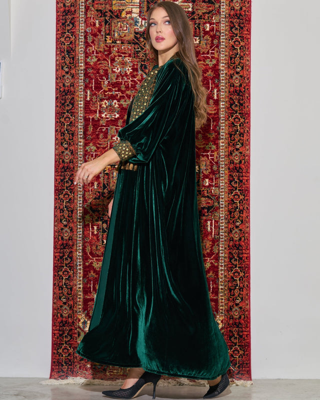 FG 458 - A ABAYA - STYLE HAUTE COUTURE - MIRA Y MANO