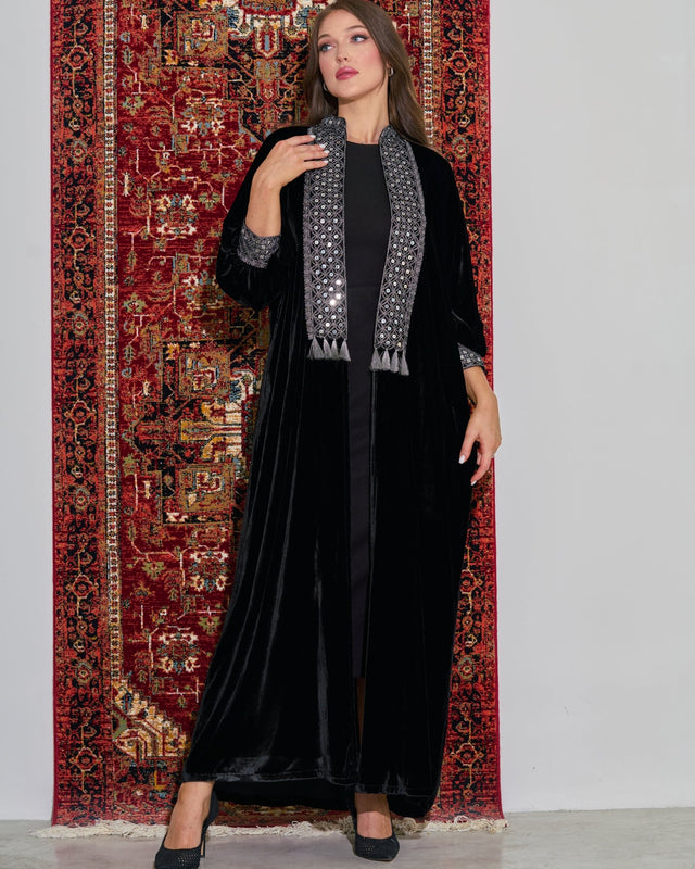 FG 458 - C ABAYA - STYLE HAUTE COUTURE - MIRA Y MANO