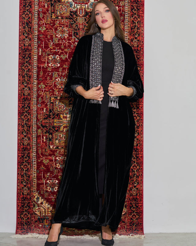 FG 458 - C ABAYA - STYLE HAUTE COUTURE - MIRA Y MANO