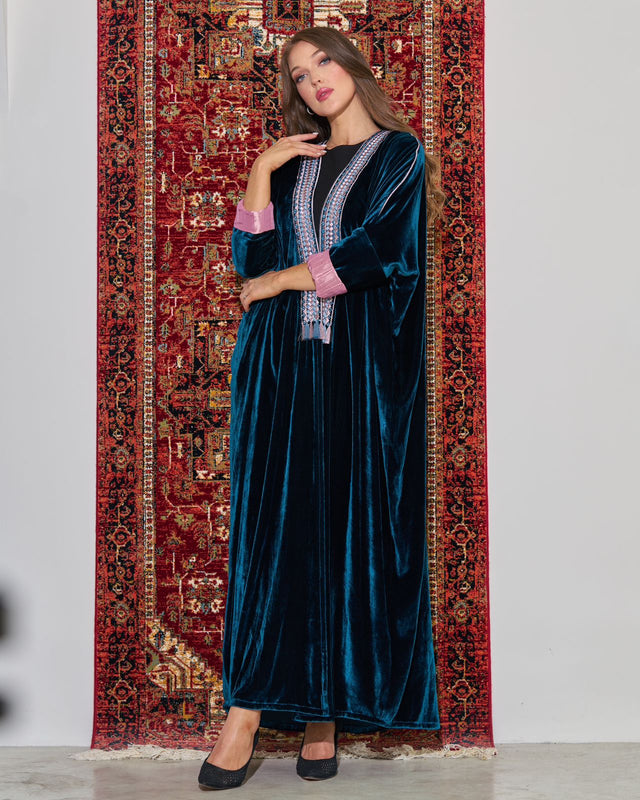 FG 459 - A ABAYA AA24 - STYLE HAUTE COUTURE - MIRA Y MANO