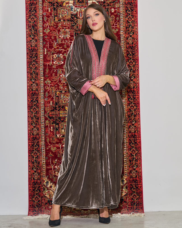 FG 459 - C ABAYA AA24 - STYLE HAUTE COUTURE - MIRA Y MANO