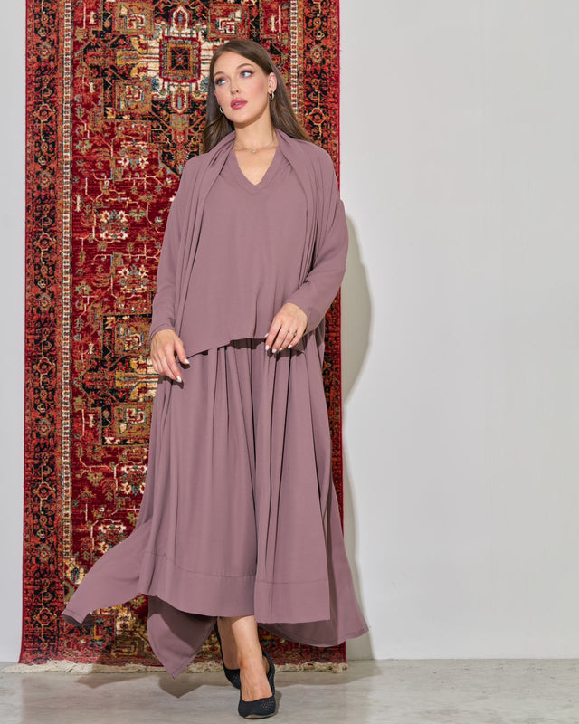 FG 461 ABAYA AA24 - STYLE HAUTE COUTURE - MIRA Y MANO