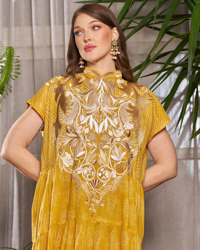 FG 474 JALABIAH - STYLE HAUTE COUTURE - MIRA Y MANO