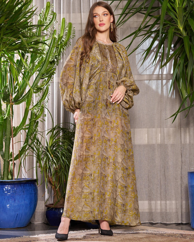 FG 476 JALABIAH - STYLE HAUTE COUTURE - MIRA Y MANO