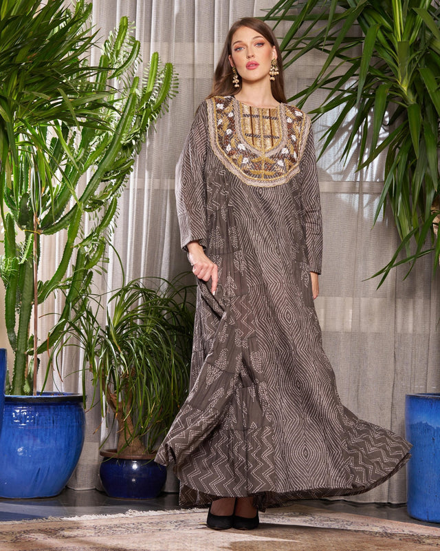 FG 483 JALABIAH - STYLE HAUTE COUTURE - MIRA Y MANO