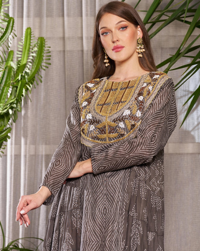 FG 483 JALABIAH - STYLE HAUTE COUTURE - MIRA Y MANO