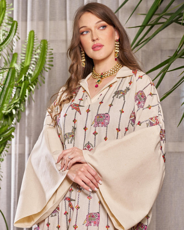 FG 487 JALABIAH - STYLE HAUTE COUTURE - MIRA Y MANO