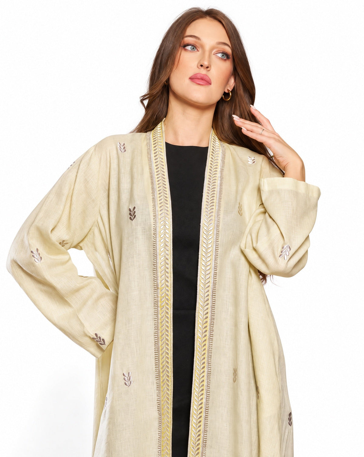 FG 490 ABAYA - STYLE HAUTE COUTURE - MIRA Y MANO