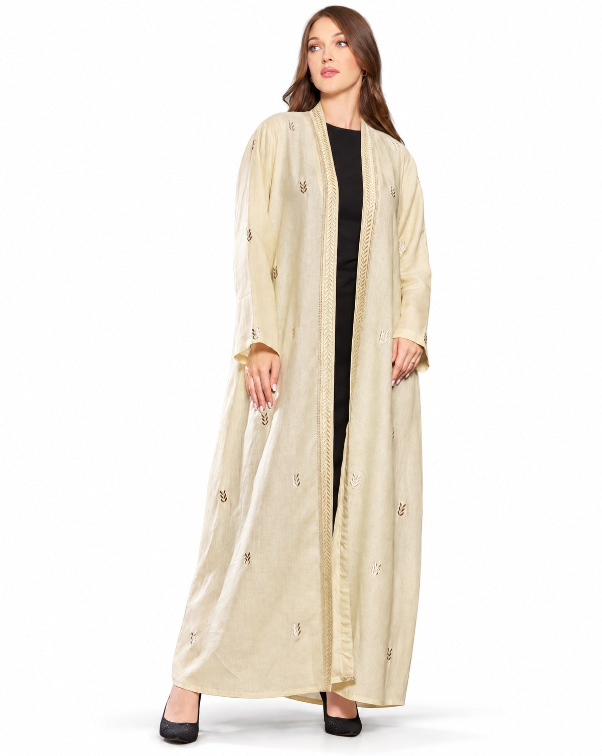 FG 490 ABAYA - STYLE HAUTE COUTURE - MIRA Y MANO