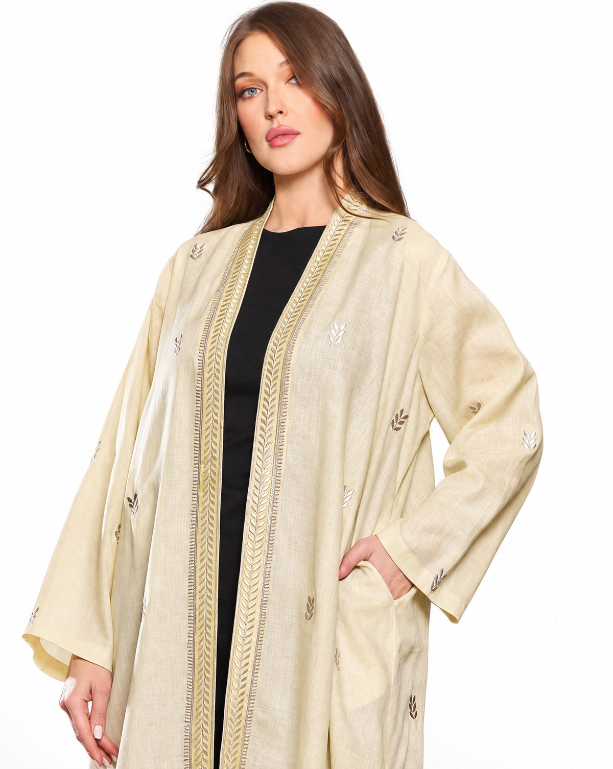 FG 490 ABAYA - STYLE HAUTE COUTURE - MIRA Y MANO
