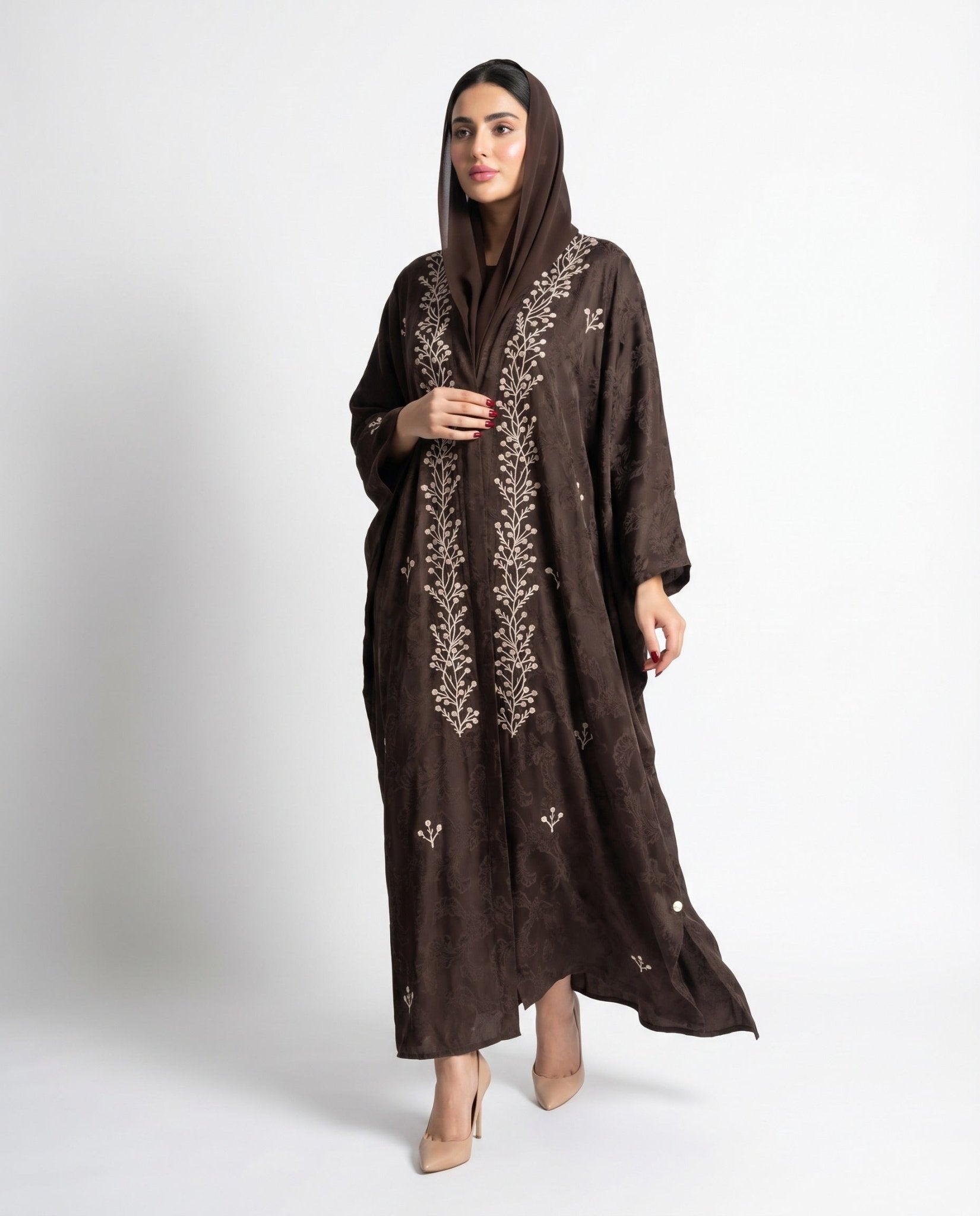 FG 509 - BR ABAYA - STYLE HAUTE COUTURE - MIRA Y MANO