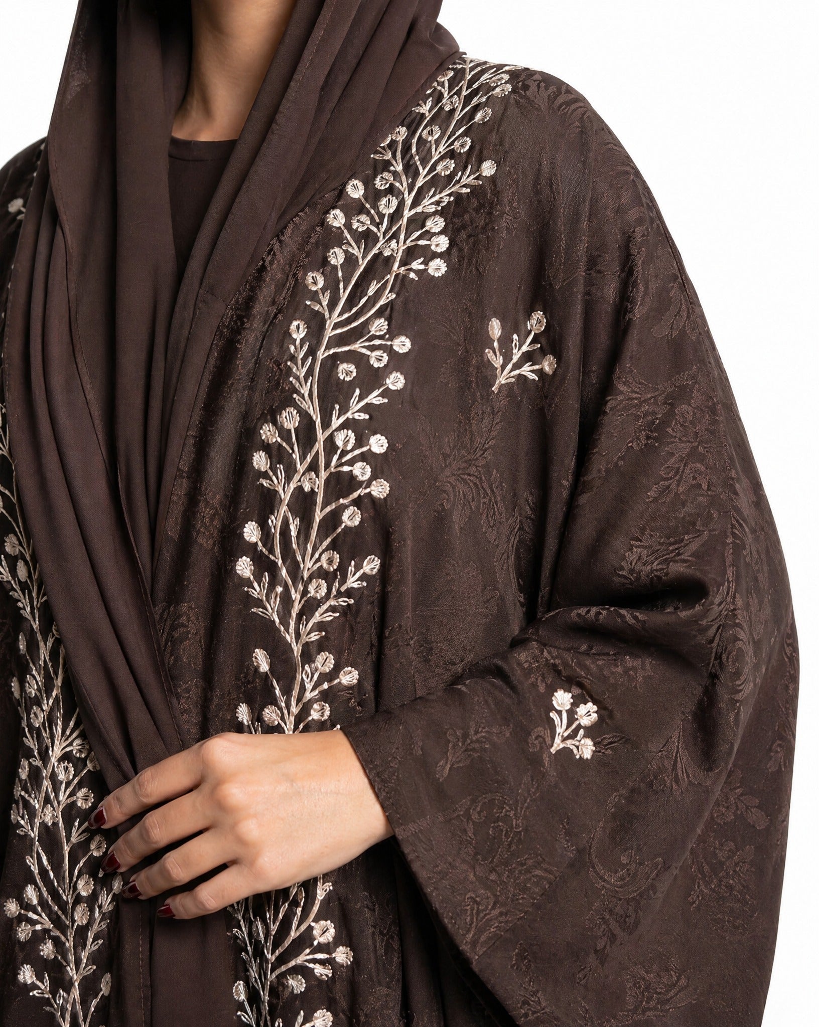 FG 509 - BR ABAYA - STYLE HAUTE COUTURE - MIRA Y MANO