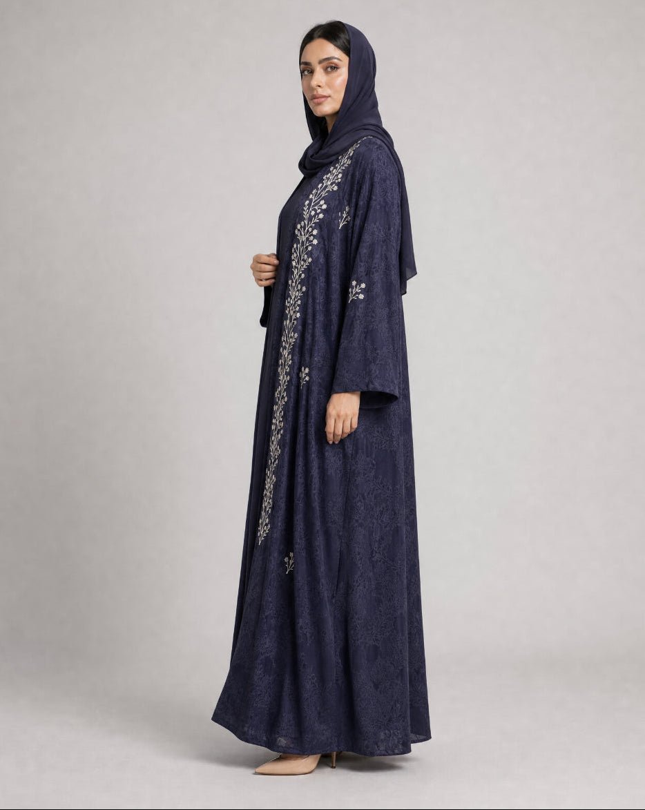 FG 509-NV ABAYA - STYLE HAUTE COUTURE - MIRA Y MANO