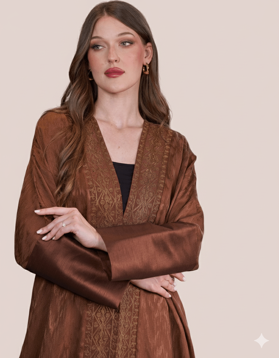 FG 512 N6 ABAYA - STYLE HAUTE COUTURE - MIRA Y MANO