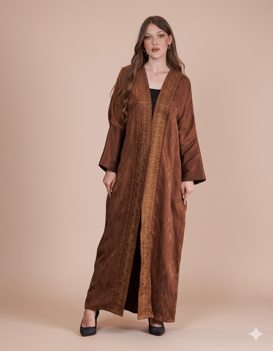 FG 512 N6 ABAYA - STYLE HAUTE COUTURE - MIRA Y MANO