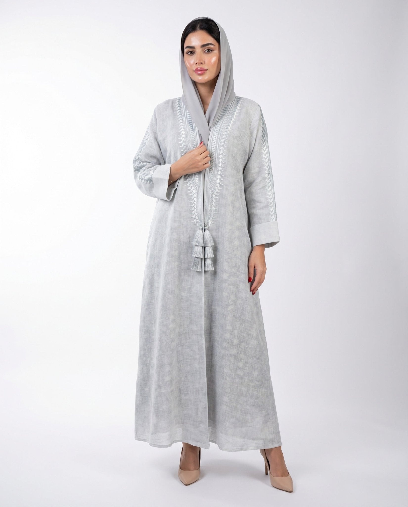 FG 601 - SL ABAYA - STYLE HAUTE COUTURE - MIRA Y MANO