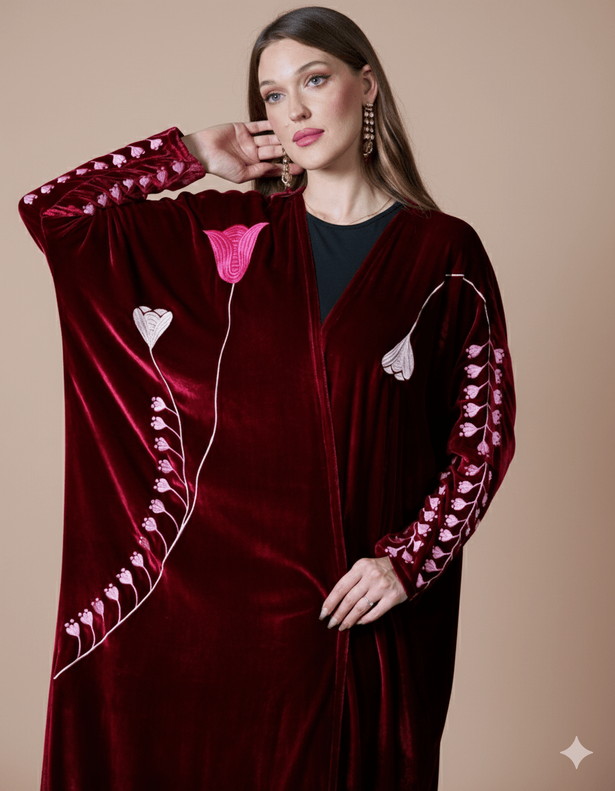 FG 965 ABAYA - STYLE HAUTE COUTURE - MIRA Y MANO