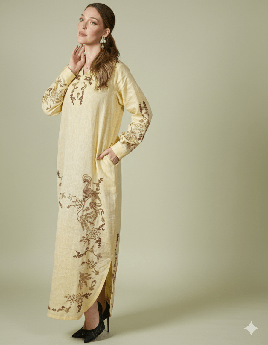 FG 974 - BE JALABIAH - STYLE HAUTE COUTURE - MIRA Y MANO