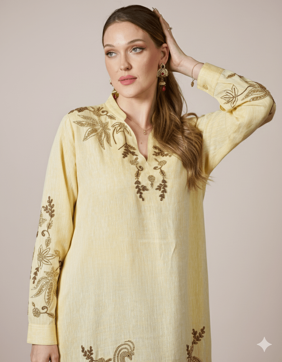 FG 974 - BE JALABIAH - STYLE HAUTE COUTURE - MIRA Y MANO