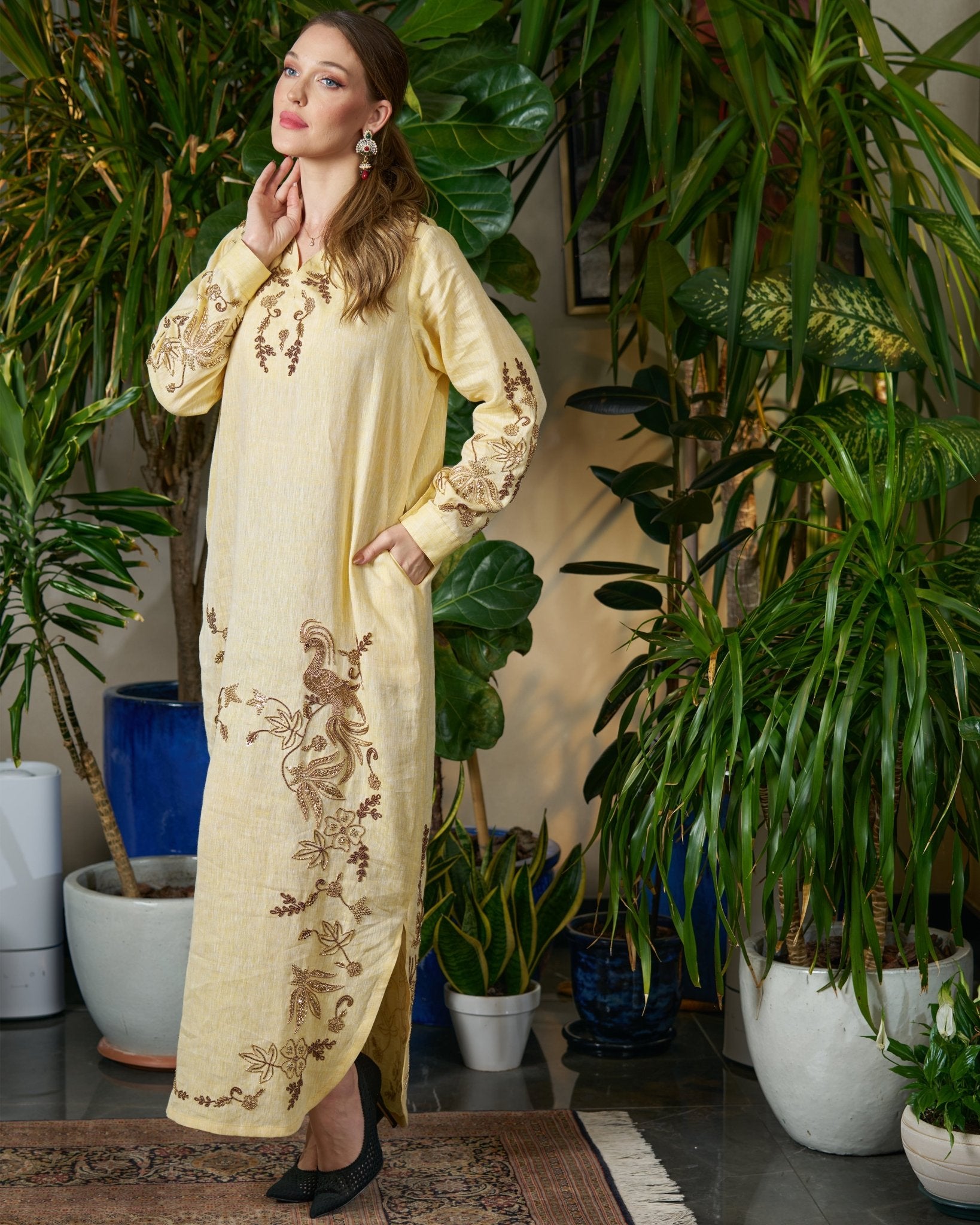 FG 974 - BE JALABIAH - STYLE HAUTE COUTURE - MIRA Y MANO