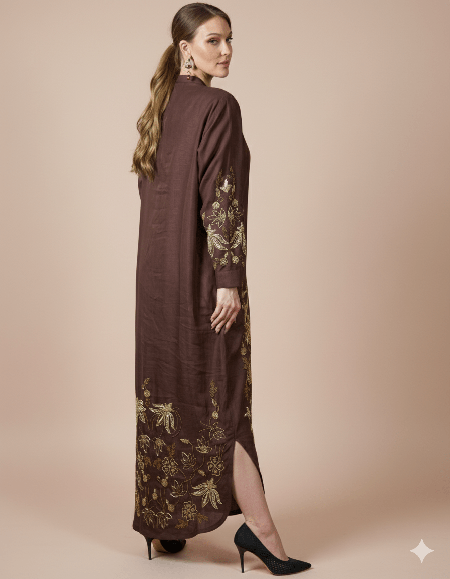 FG 974 - BR JALABIAH - STYLE HAUTE COUTURE - MIRA Y MANO