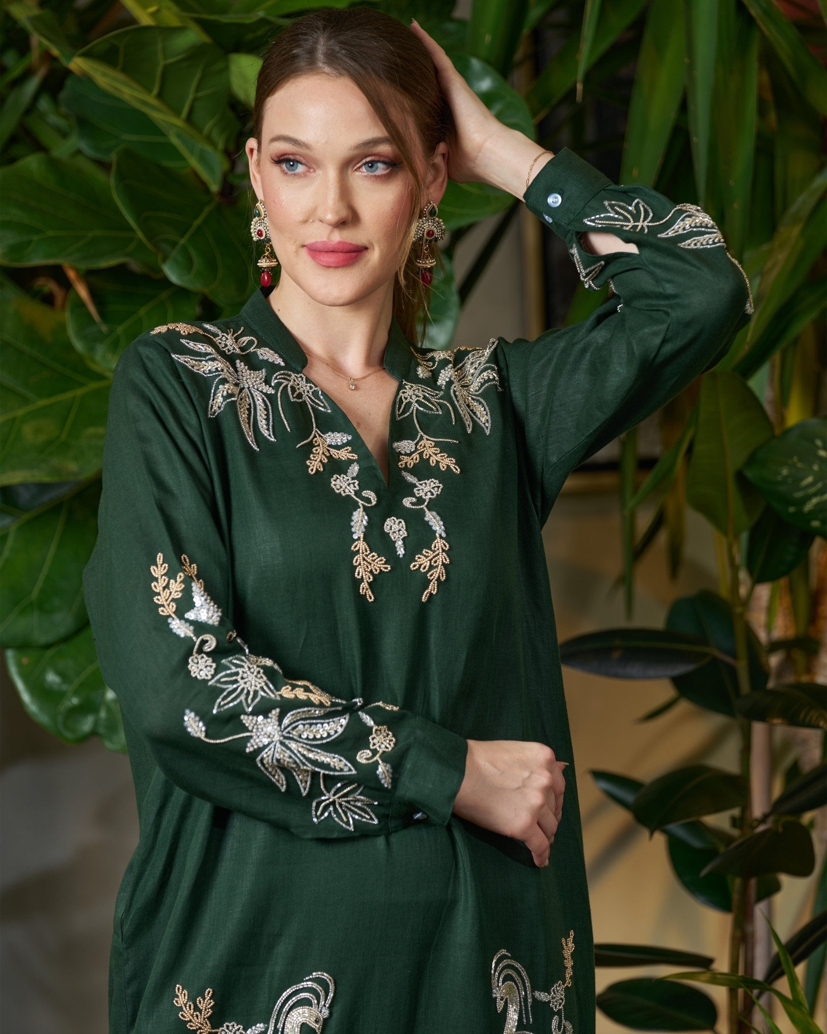 FG 974 - GR JALABIAH - STYLE HAUTE COUTURE - MIRA Y MANO