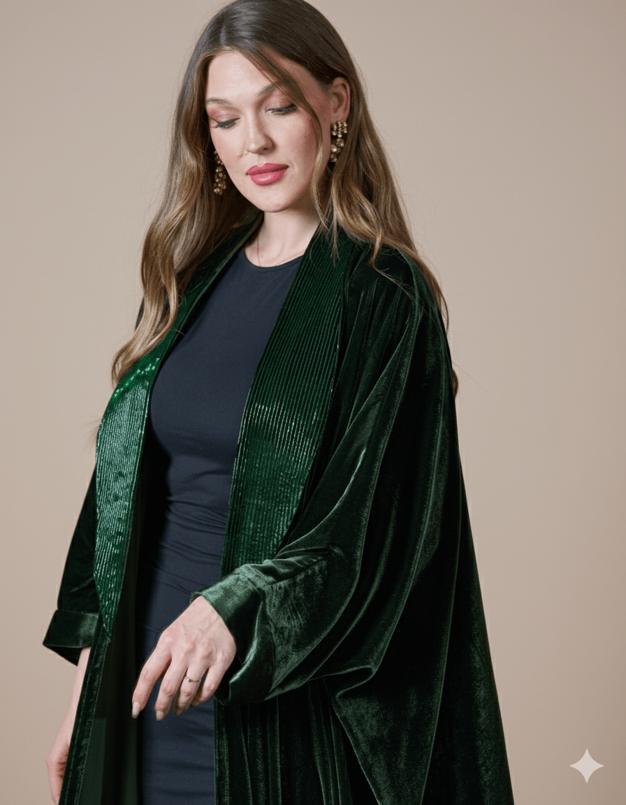 FG 988 - GR ABAYA - STYLE HAUTE COUTURE - MIRA Y MANO