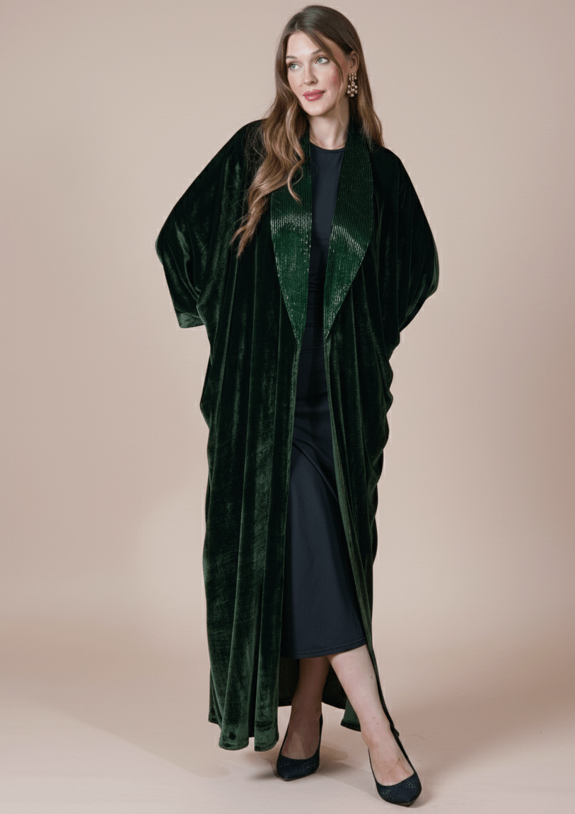 FG 988 - GR ABAYA - STYLE HAUTE COUTURE - MIRA Y MANO