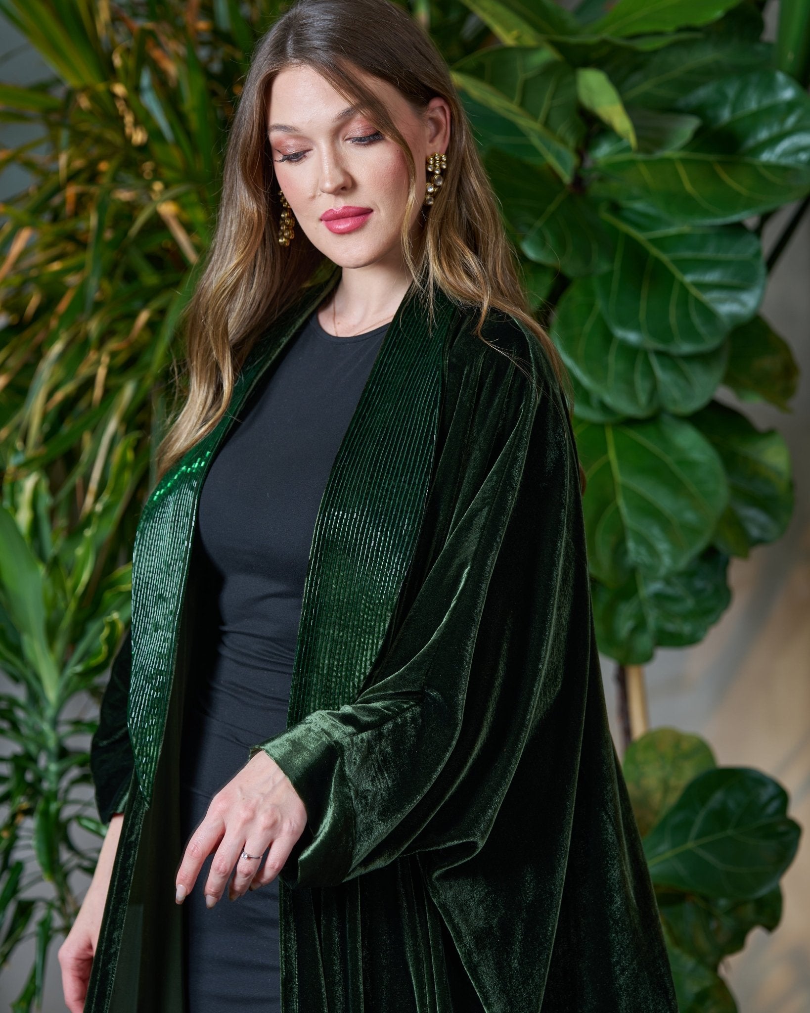 FG 988 - GR ABAYA - STYLE HAUTE COUTURE - MIRA Y MANO