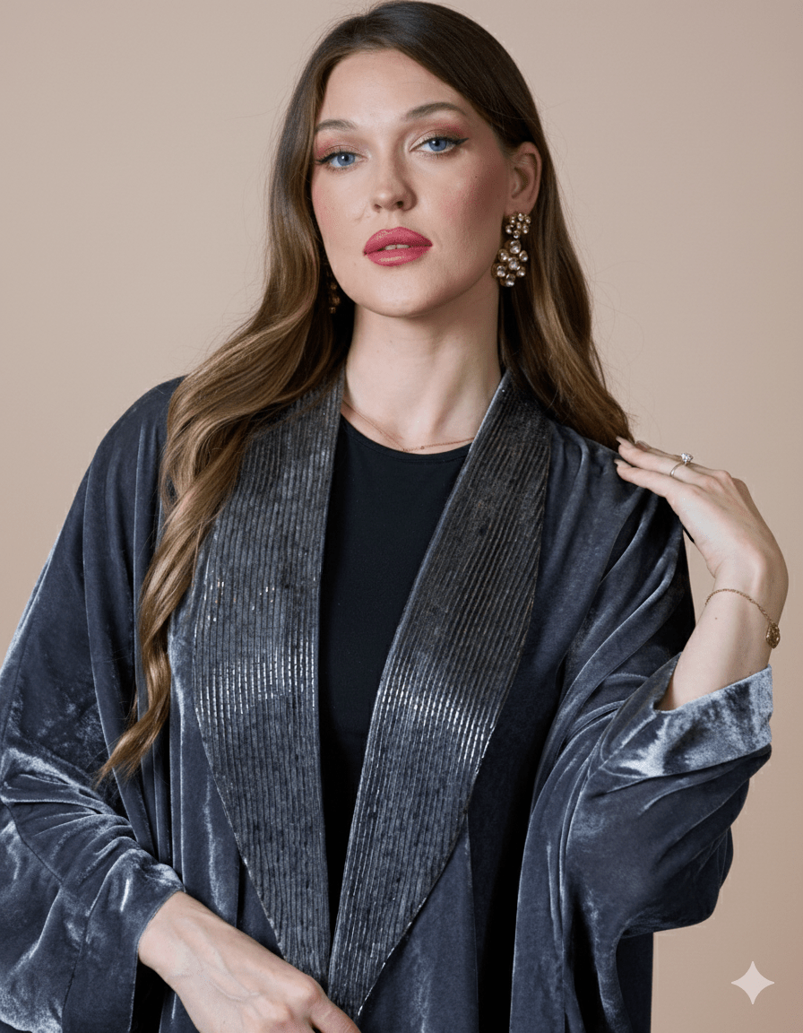 FG 988 - SL ABAYA - STYLE HAUTE COUTURE - MIRA Y MANO