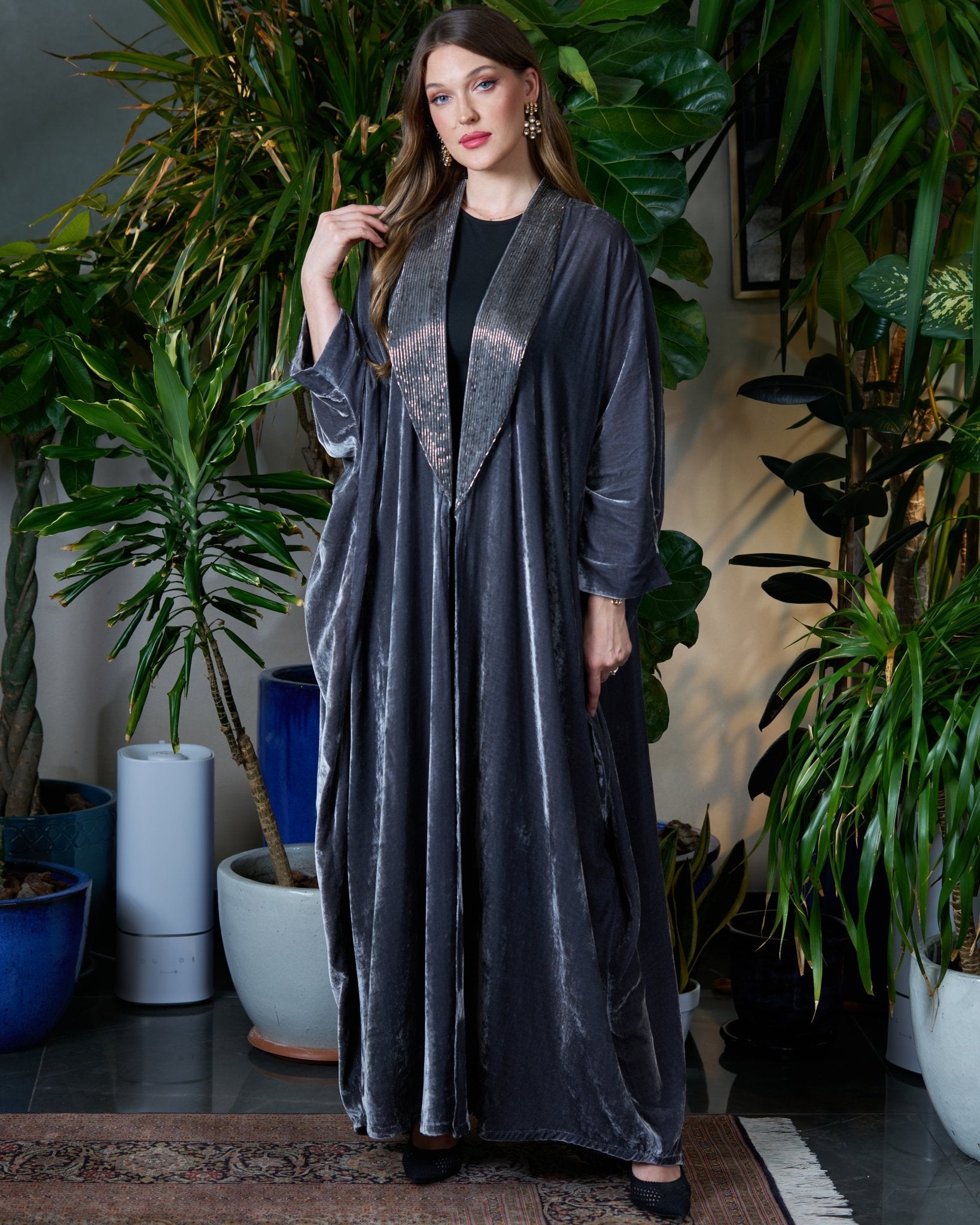 FG 988 - SL ABAYA - STYLE HAUTE COUTURE - MIRA Y MANO