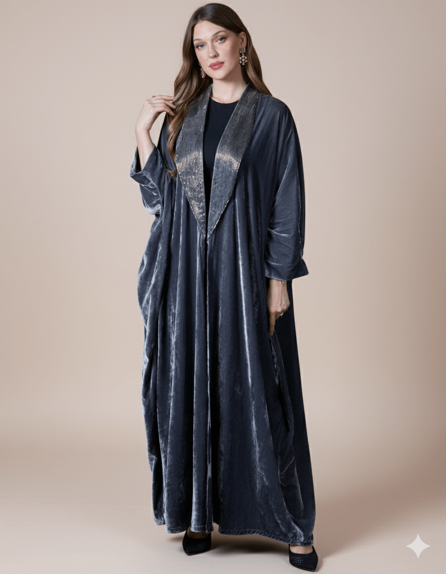 FG 988 - SL ABAYA - STYLE HAUTE COUTURE - MIRA Y MANO