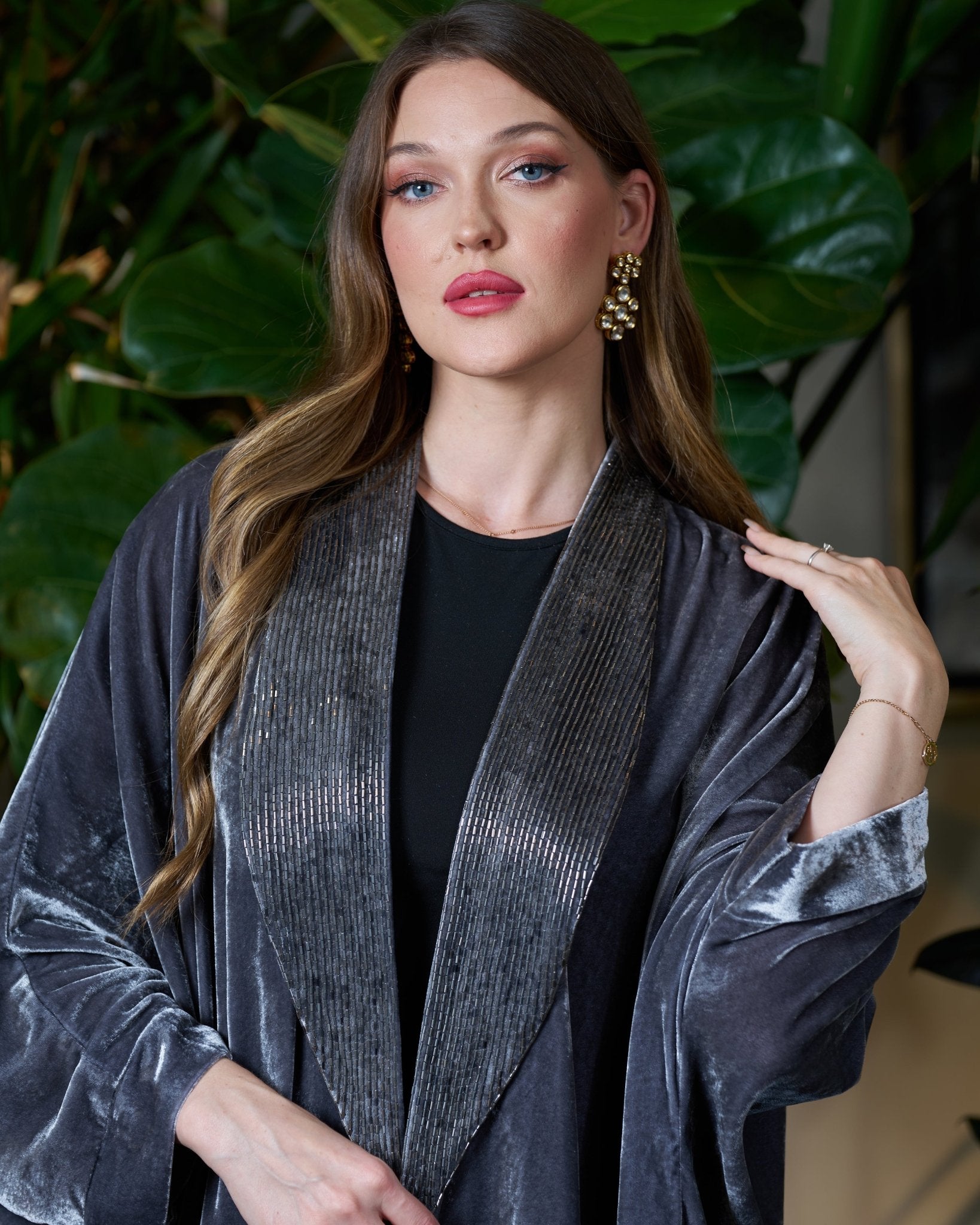 FG 988 - SL ABAYA - STYLE HAUTE COUTURE - MIRA Y MANO