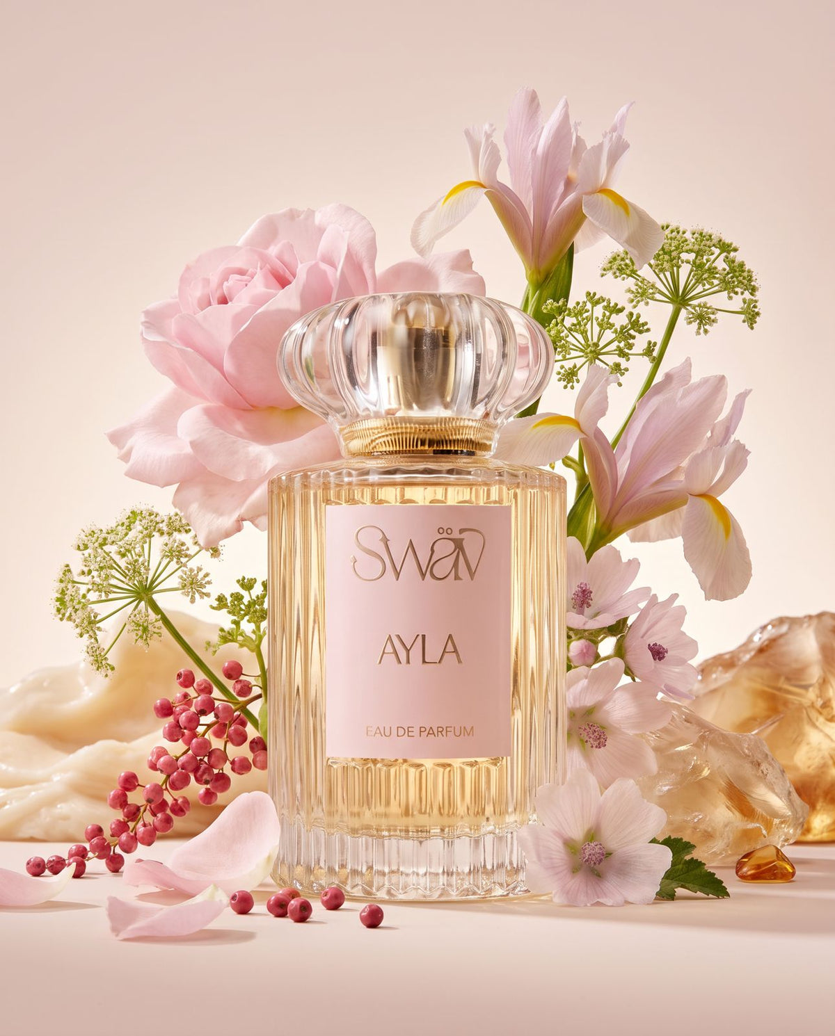 Ayla Perfume – Musk Mallow Ambergris - SWAV - MIRA Y MANO