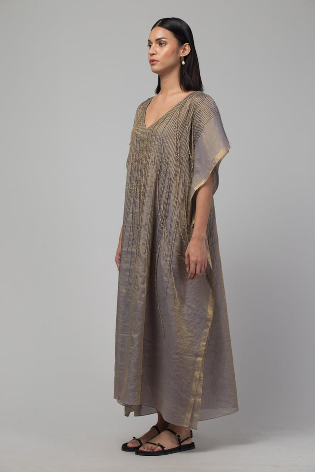 BEADED KAFTAN - SWGT - MIRA Y MANO