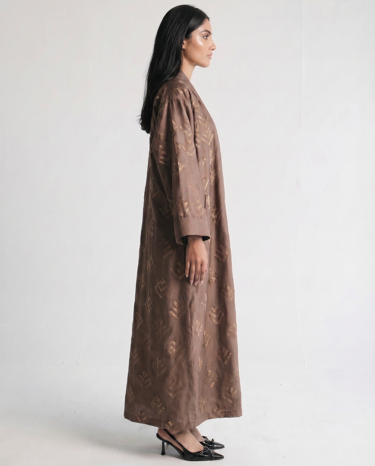 WILLOW BROWN ABAYA - SWGT - MIRA Y MANO
