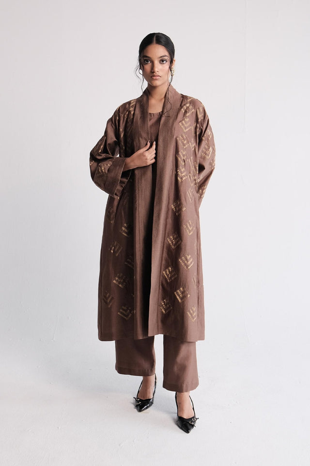 WILLOW BROWN ABAYA - SWGT - MIRA Y MANO