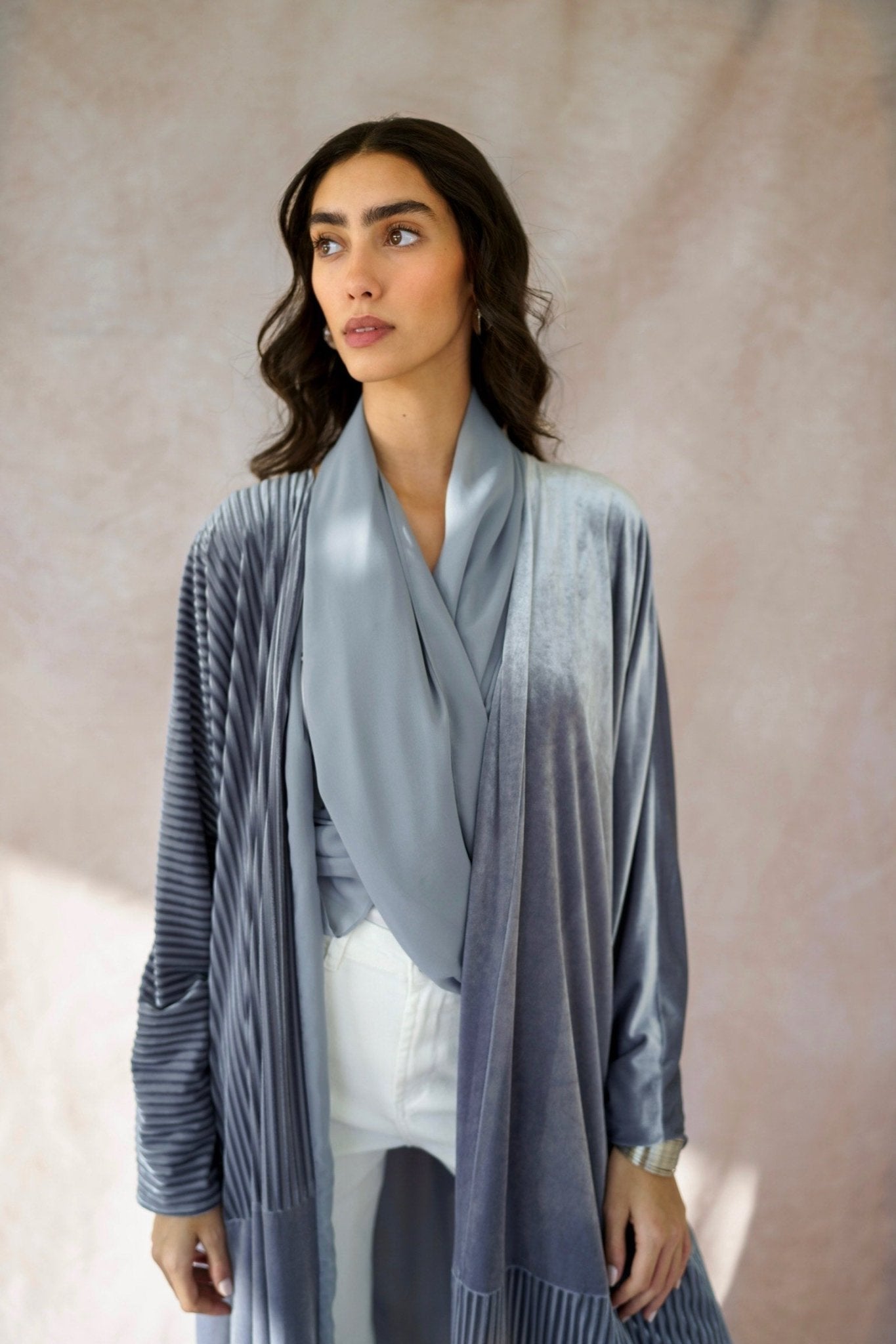 ALIGN MIST ABAYA - TEAL - MIRA Y MANO