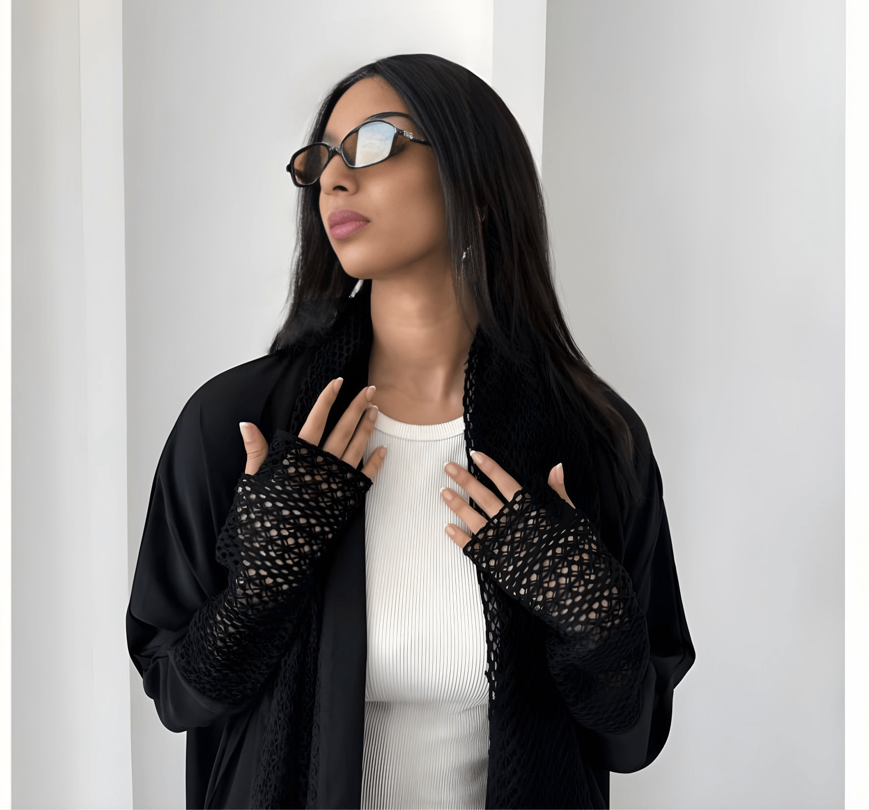 CS - BK ABAYA - TEAL - MIRA Y MANO