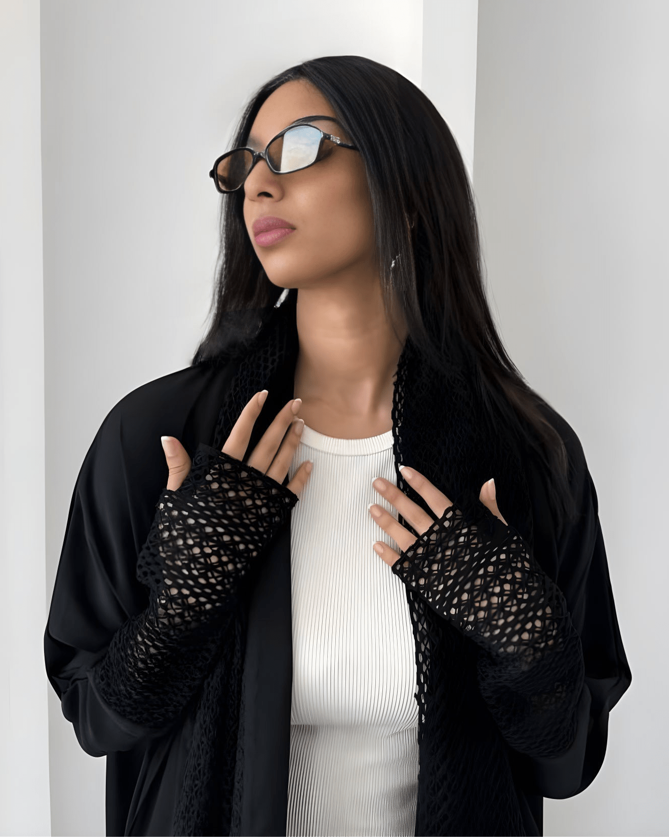 CS - BK ABAYA - TEAL - MIRA Y MANO