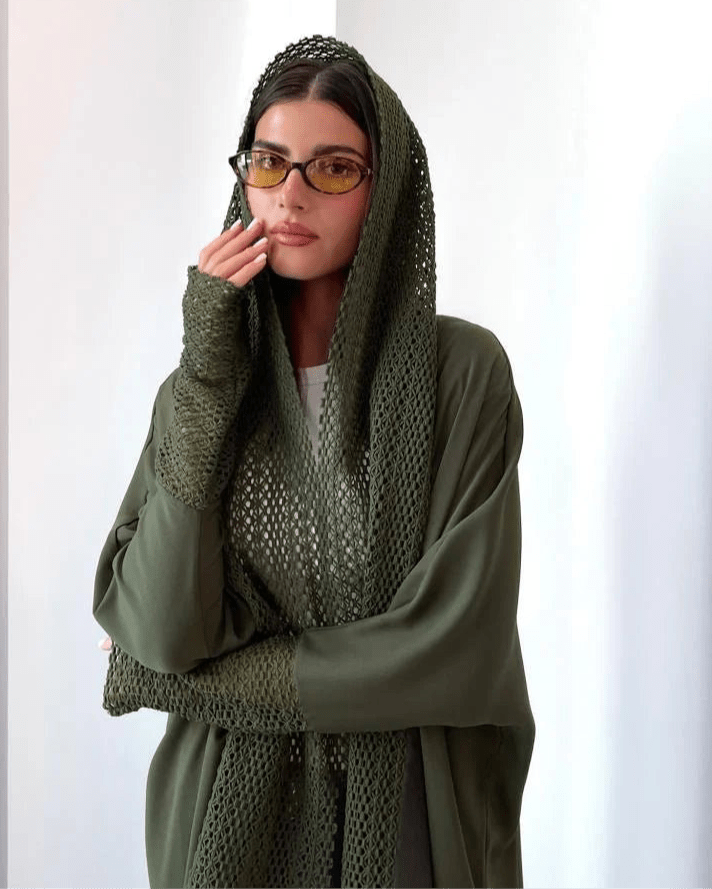 CS - O ABAYA - TEAL - MIRA Y MANO