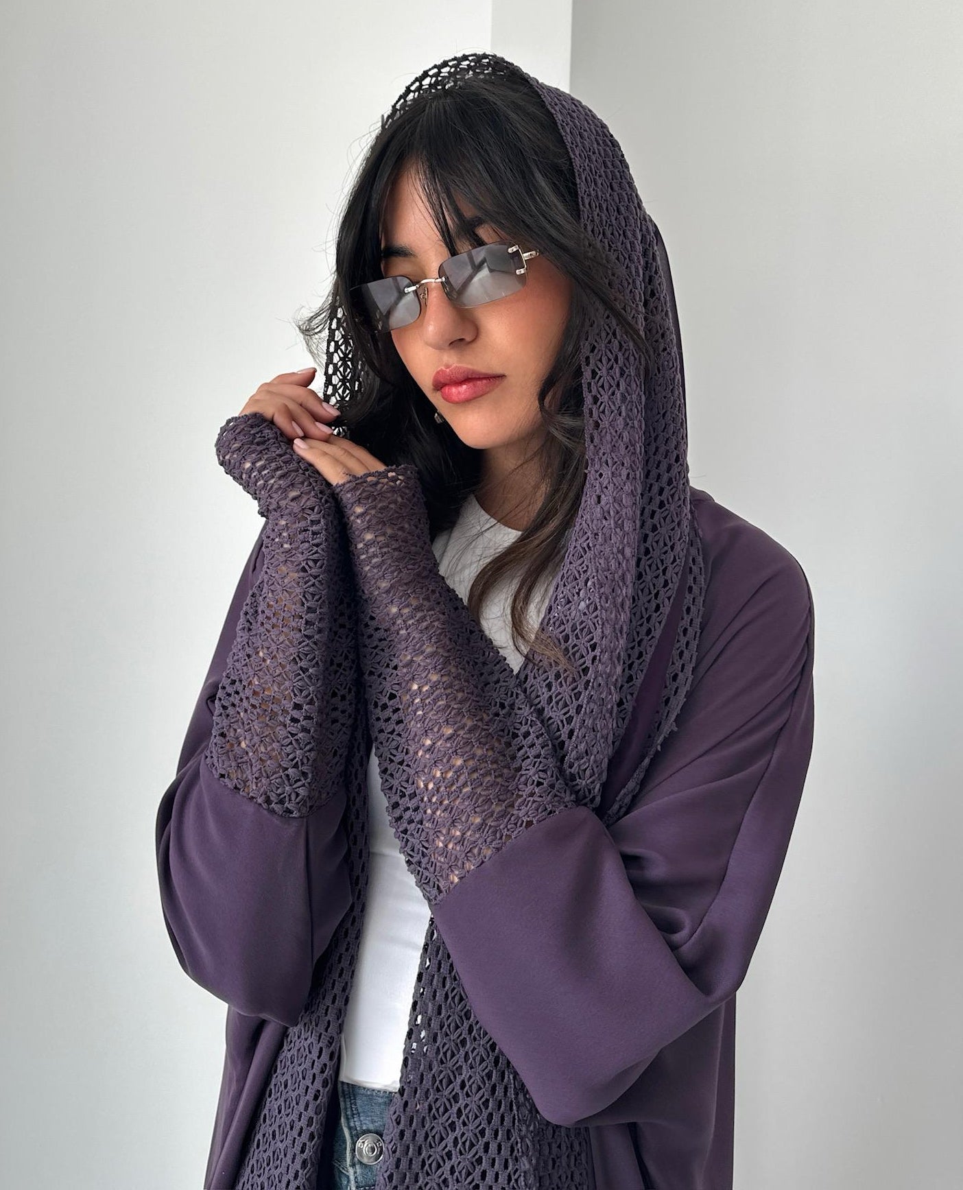 CS - PR ABAYA - TEAL - MIRA Y MANO