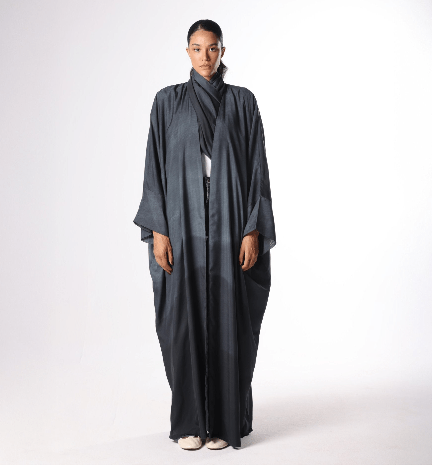 FULL MOON ABAYA - TEAL - MIRA Y MANO