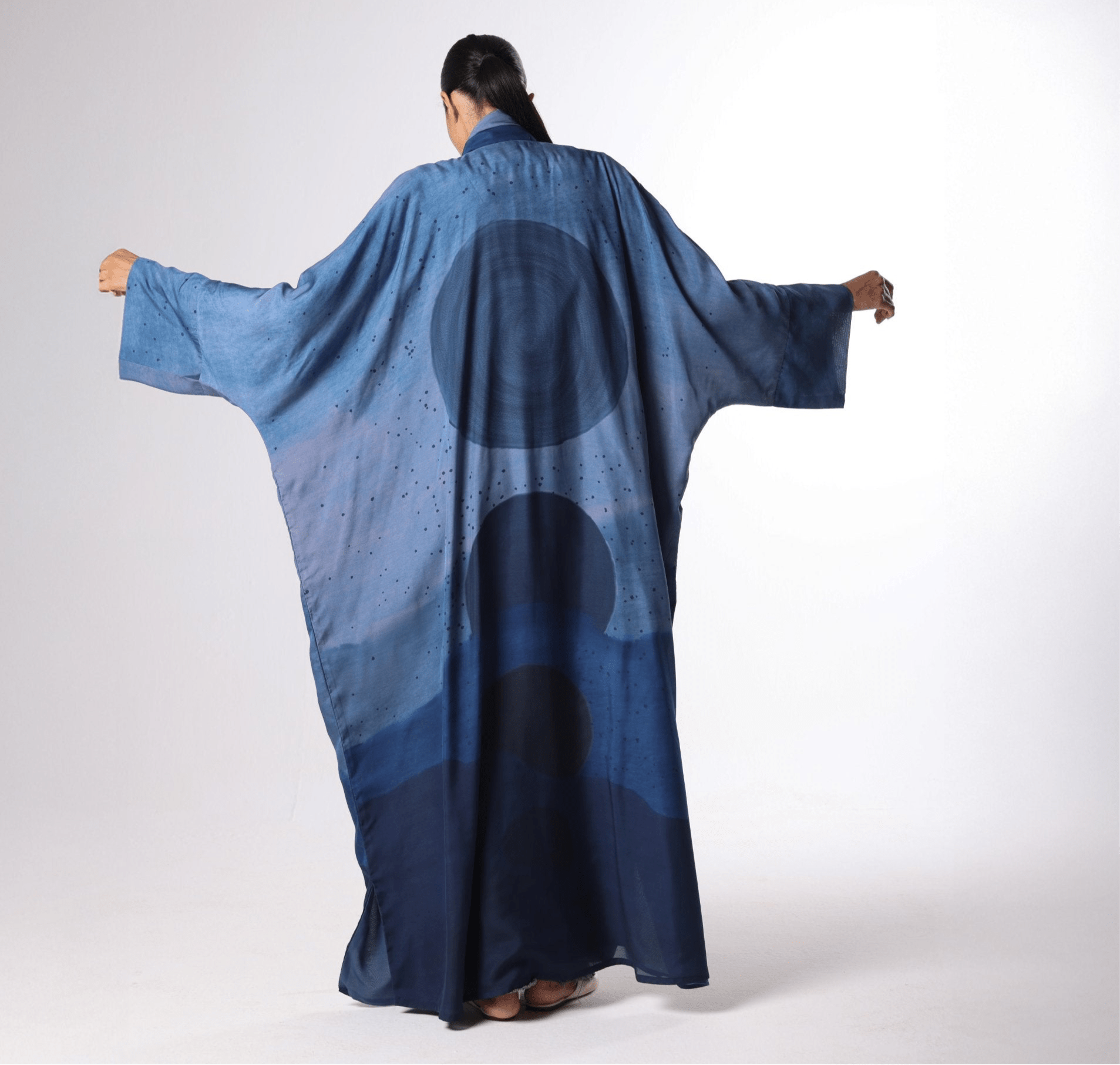 FULL MOON - B ABAYA - TEAL - MIRA Y MANO