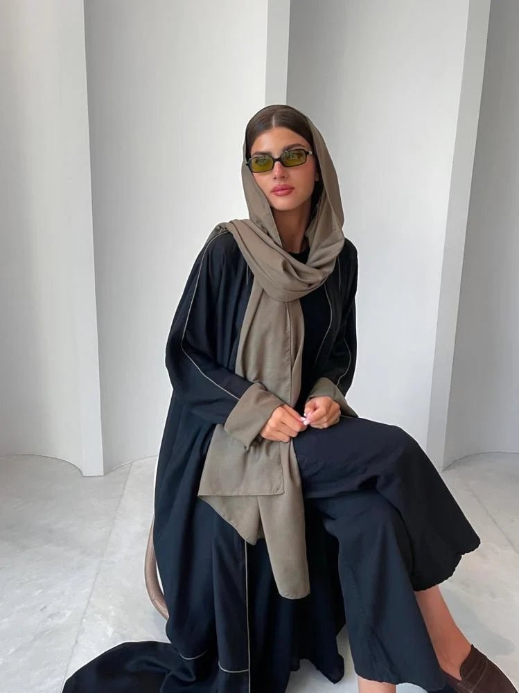 LINEA - BK ABAYA - TEAL - MIRA Y MANO