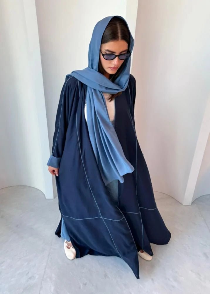 LINEA - N ABAYA - TEAL - MIRA Y MANO